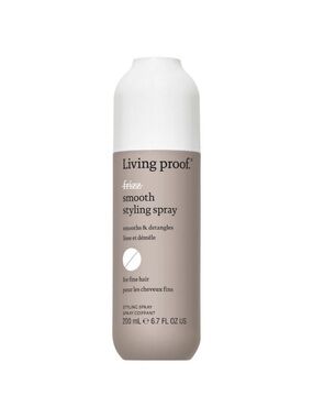 Living Proof Smooth Styling Spray - Taupe and White Bottle